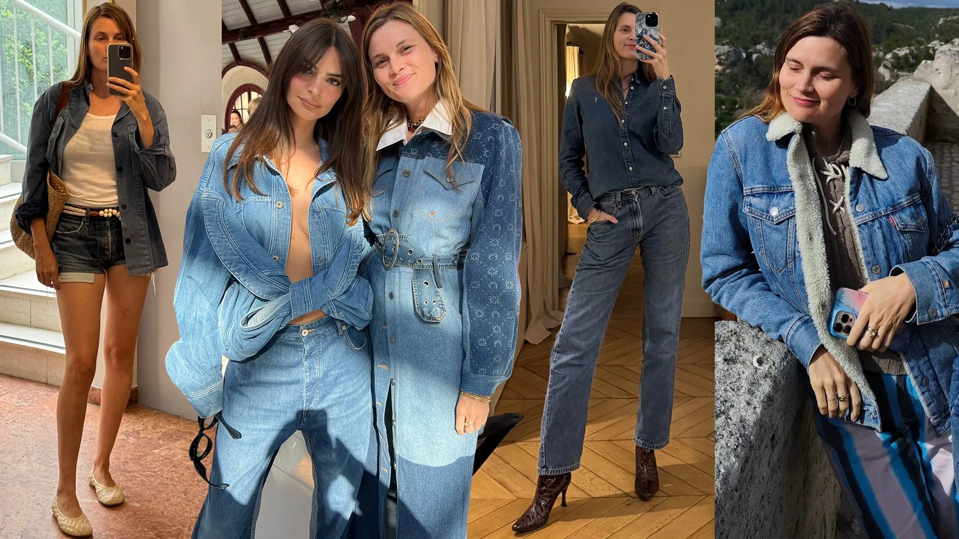 How a French Woman Wears the Canadian Tuxedo, According to a Former Vogue France Editor