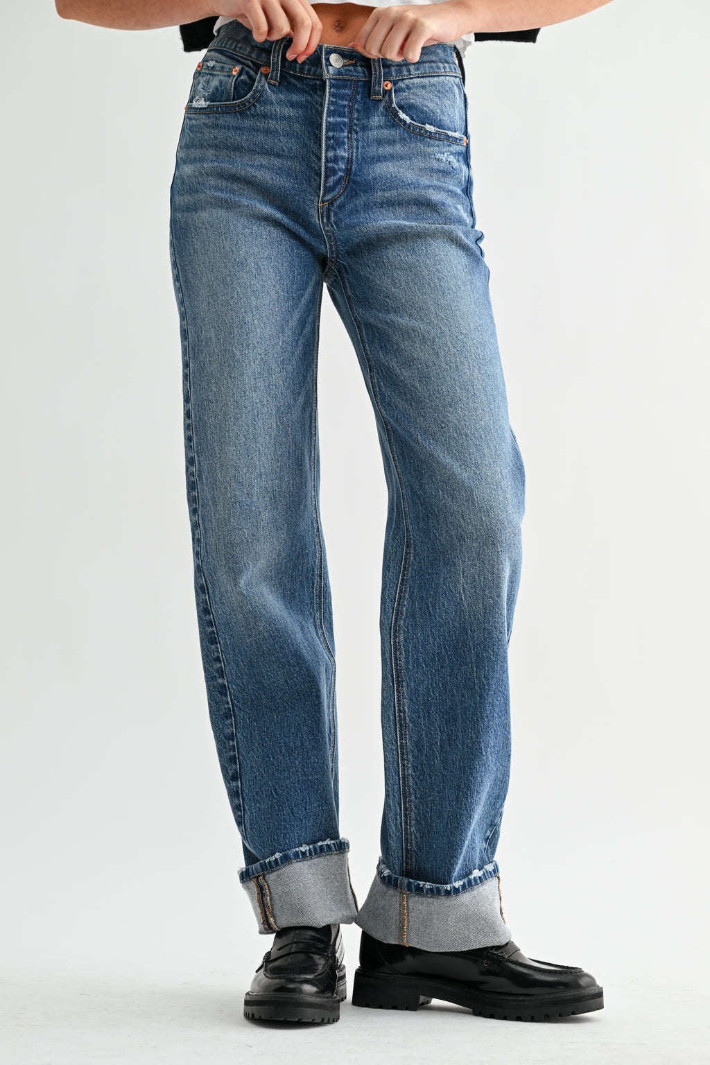 The Cuffed Wide Leg