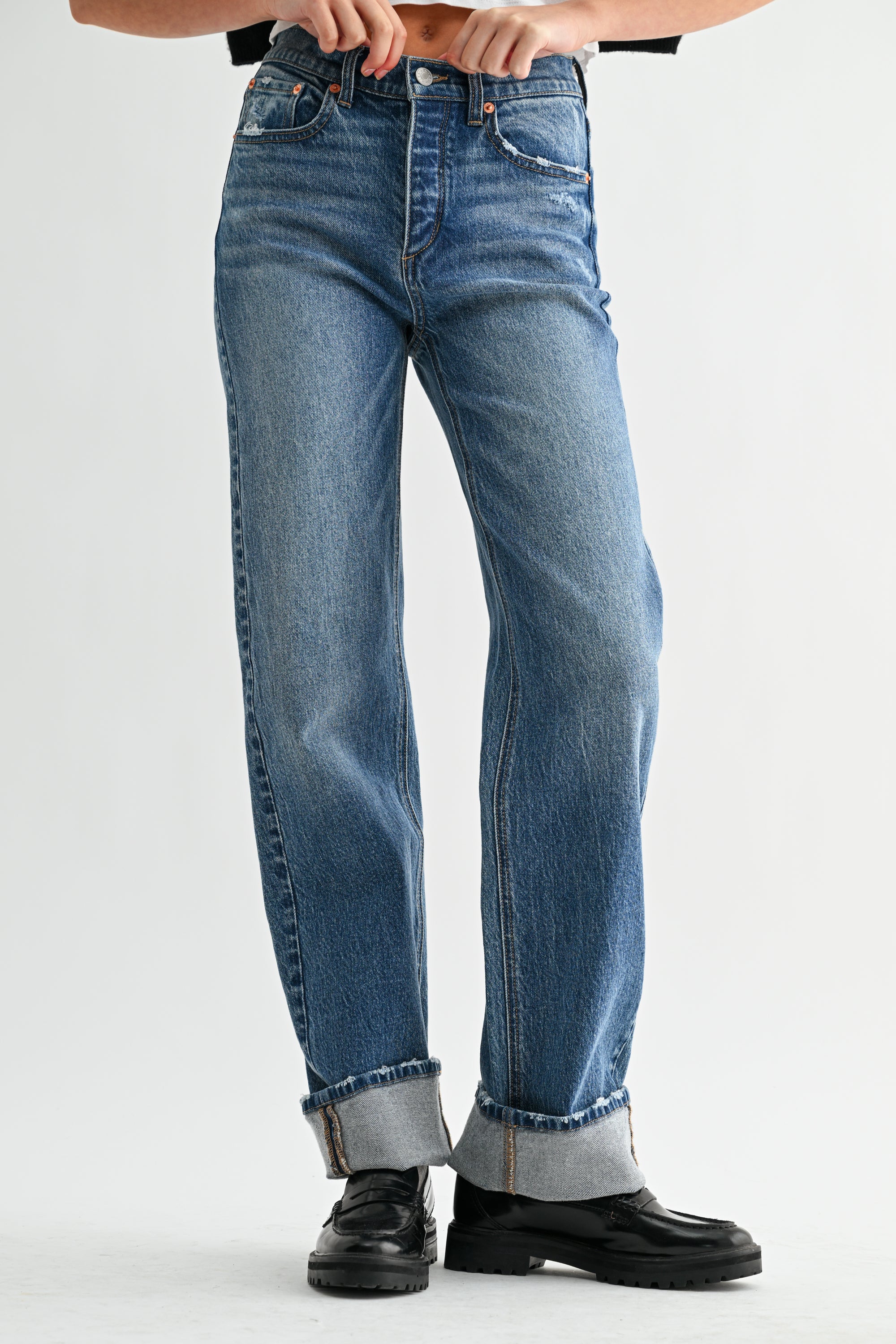The Cuffed Wide Leg