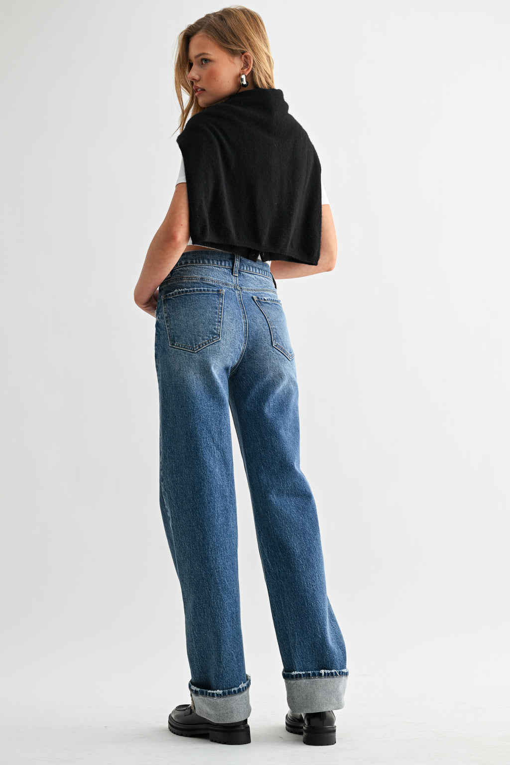 The Cuffed Wide Leg