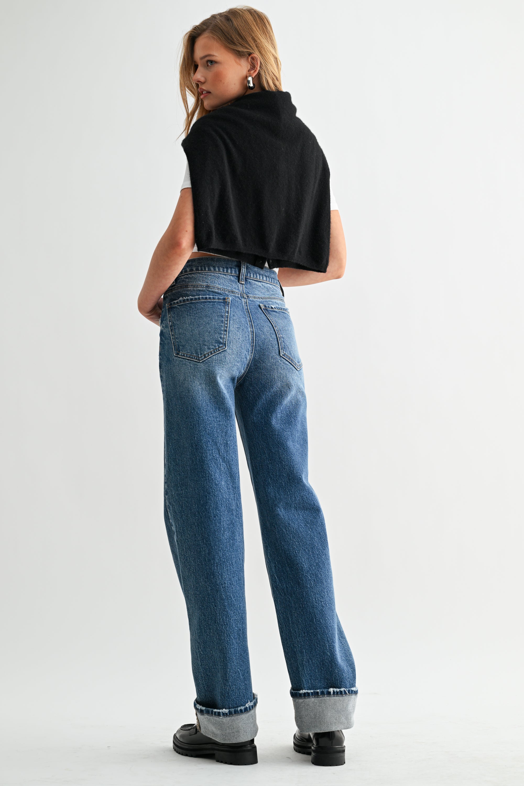 The Cuffed Wide Leg